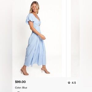 Petal & Pup Light Blue Maxi Dress
